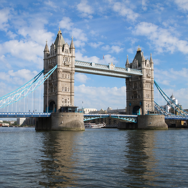 Tower Bridge in London representing the United Kingdom presence