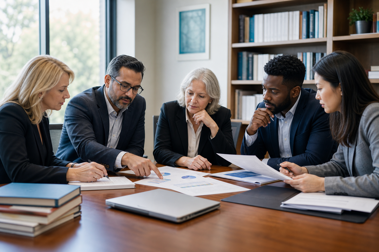 Educators and academic leaders developing school standards